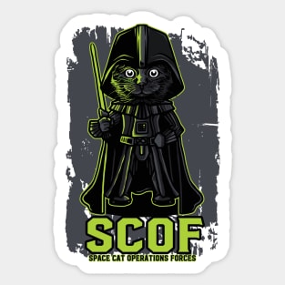 space cat operations forces Sticker